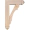 Ekena Millwork Olympic Arts and Crafts Smooth Bracket w/ Offset Brace, Douglas Fir, 5 1/2"W x 16"D x 24"H BKT0604X16X24OLY03SDF - alternate 2